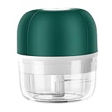 Cabilock 充電式コードレスガーリックマッシャー ミニ電動にんにく潰し器 多機能キッチンチョッパー 野菜肉粉砕器 家用調理補助ツール