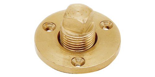 SeaSense Unified Marine 50032282 Drain Plug Garboard, Brass