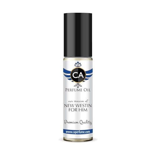 CA Perfume Impression of New Westin For Him for Men Fragrance Oil Aromatic Scent Long Lasting Cologne for Men Travel Size TSA Ready Mini Parfum Body Oil Roll-on 0.33 Fl Oz 10ml