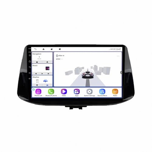 Pantalla de coche para Hyundai I30 con Bluetooth y Carplay para sustitución de radio