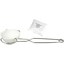 500g Ceramic Crucible Torch Melting Gold Silver Kit Set Anhydrous Casting Flux Tongs Large 14A