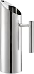 Hiceeden Stainless Steel Water Pitcher, 51oz/1.5L Modern Metal Pitcher with Ice Guard, Silver Carafe Drink Pitcher with Handle, Beverage Container for Iced/Hot Tea, Juice, Coffee, Milk