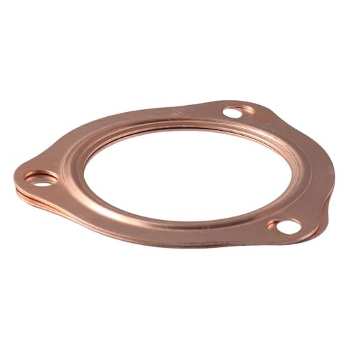 YYlingx 2 Pcs 2.5 Inch Header Collector Gaskets, Copper Exhaust Gaskets Gasket Replacement Car Assessories Parts for SBC, for BBC 302 350 454