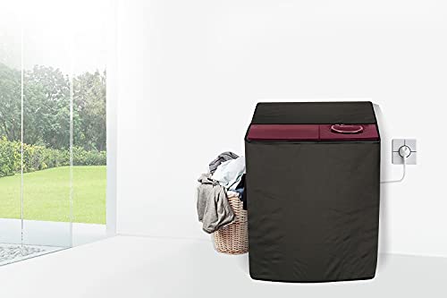 Image of Stylista Polyester Washing Machine Cover Compatible for Godrej 12 KG Semi-Automatic Top Loading WSAXISVX1205.0SN3TGPGR, Military