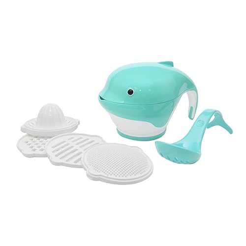 Toyvian 1Pc Moedor De Mão Multifuncional Moedor De Comida Para Bebê Golfinho