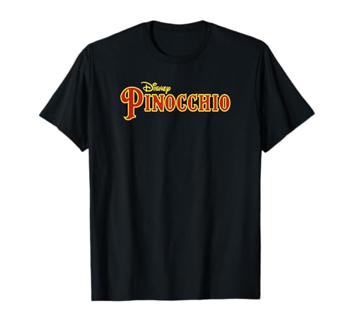 T-shirt Disney Pinocchio en coton vêtement graphique col rond pour homme et femme
