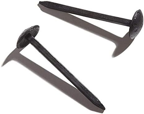Signature Hardware 339443 Hand-Forged Iron Round Clavos with 1-1/4" Nail - Set of 6 - Medium