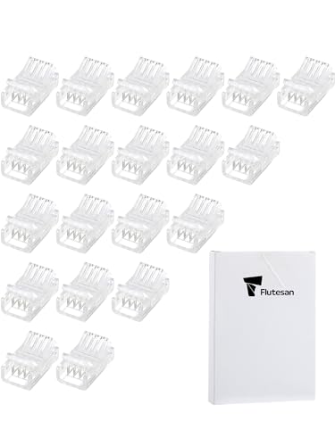 20 Pcs 4 Pin 10 mm led strip connector