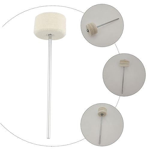 Kit 3 martillos para pedal de bombo blanco miniatura 6