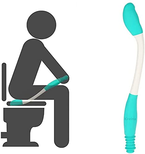 Aide à la Toilette Wipe Easy, Longue portée Comfort Wipe Poignée Range Comfort Porte-essuie-Glace inférieur