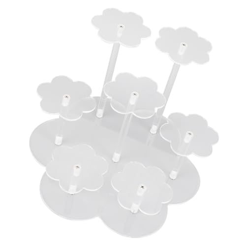 Support d'affichage en acrylique Pilipane 25x23cm transparent pour figurines et parfums - 5