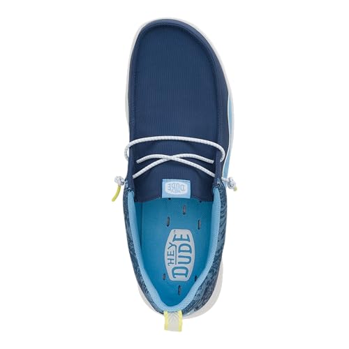 Image of HEYDUDE Men's Wally Hey2O Mesh Slip On Shoes | Lightweight Comfort for Beach Days, Travel and Everyday Wear