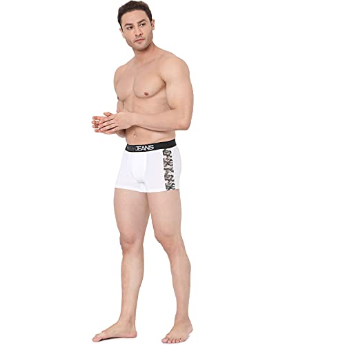 Image of Underjeans Men's Cotton Blend Regular Fit Trunk