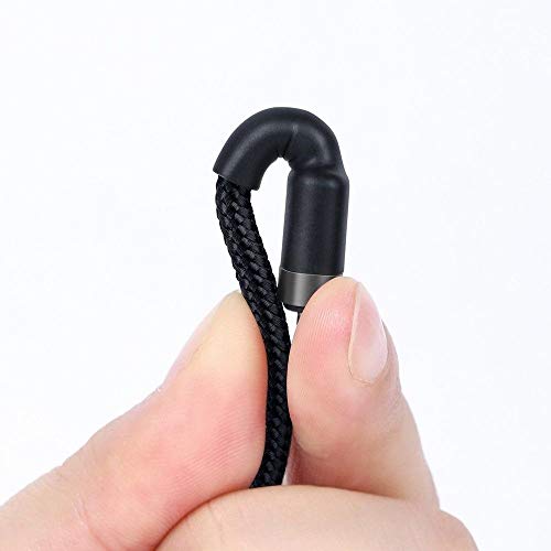 Cabo Baseus Nylon Preto Tipo C para Tipo C Turbo com 100cm