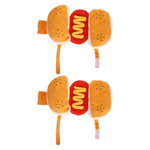 Disfraz Hot Dog y Hamburguesa para Perro Talla S