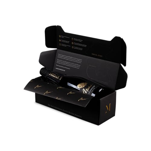 Midas Prosecco Gift Box - DOC Premium Prosecco - Delicate, Fresh, Floral - Vegan, Gluten Free, No Added Sulphites - 75cl