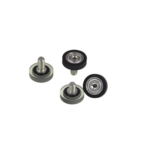 Roulement moulé en polyuréthane PU69620-5C1L8M6 galet fileté M6