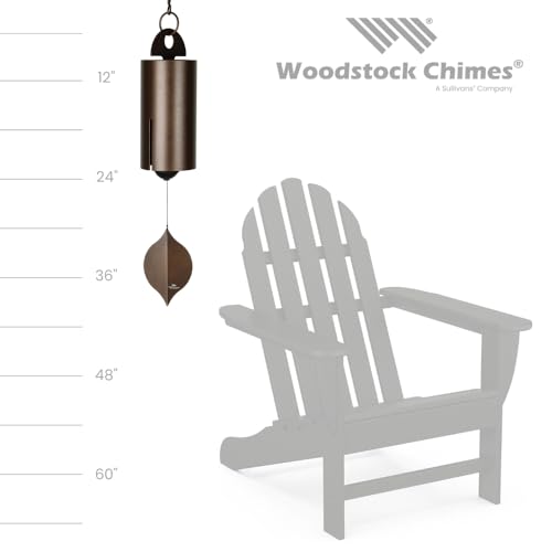 Woodstock Wind Chimes Heroic Windbell Wind Chimes for Outside, 40" Copper Large Windchime for Outdoor Garden, Patio, Porch Wind Bell, Deep Tone Sound - Image 4