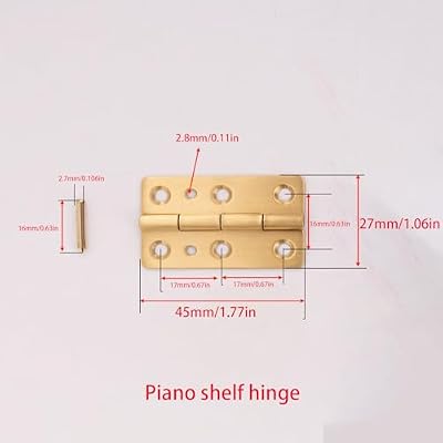Piano Music Table Hinge Brass Hinge Straight Edge Upright Piano Accessories