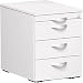 Produktbild Gera Möbel Container & Funktionsmöbel Rollcontainer, Holzdekor, weiß/weiß, 43.8 x 60 x 56.5 cm