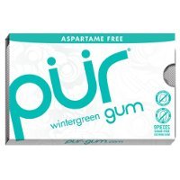 PUR Wintergreen gum, 9-Count (Pack of 12)