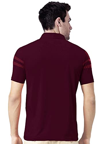 Image of Nobel Monk Men's Regular Fit Polo T Shirt |Half Sleeves |Collar Tshirts |Casual T-Shirt for Men