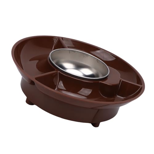 Olla eléctrica para fondue de chocolate 10oz inoxidable miniatura 1