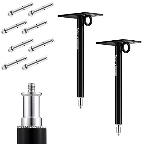 Selens 2X Cámara Brazo de Montaje en Techo de Pared Soporte Articulado 28,5cm Ajustable con 1/4' Tornillo de Rosca, Wall Ceiling Boom Arm Mount para Pared y Techo Fotografía Estudio Fotográfico