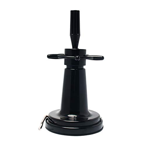 AORAEM Wig Mannequin Head Stand Adjustable Display Wig Holder with Suction Cup Base for Hairdresser Training(#1-Black)
