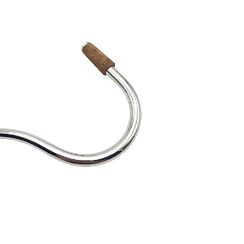 JVSISM Bassoon Metal Mouthpiece Bocal Crook for Woodwind Instrument Parts 20.7cm Length