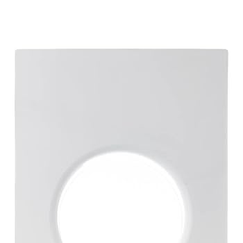 Ac Infinity Repa Market 6" Inch Plastic Duct Connector Flange - Straight Pipe, PVC, Flexible Dryer Vent Hose Connection Plate - Heating, Cooling HVAC Ventilation System Fittings - Ducting Coupling Wall Joint