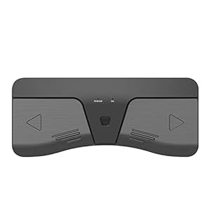 LIZHOUMIL Draadloze Voetpedaal Smart Draadloze Bluetooth-compatibele Voetpedaal Gitaar Blad Flipping Draagbare Gitaar…