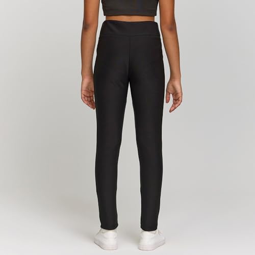 New Balance Girls Fleece Lined Leggings - 2 Pack Soft Stretch Yoga Pants, Athletic Warm Thermal Tights, Sizes 4-164