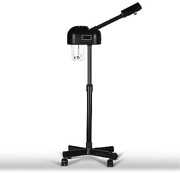 Professional Nano Ionic Steamer   Ultimate Steamer for Home Spa, Deep Cleansing, and Skin Hydration Black