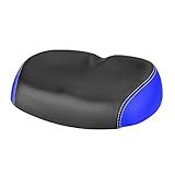Sella senza naso per bicicletta confortevole cuscino universale PU Pad impermeabile resistente agli urti sedili per bici