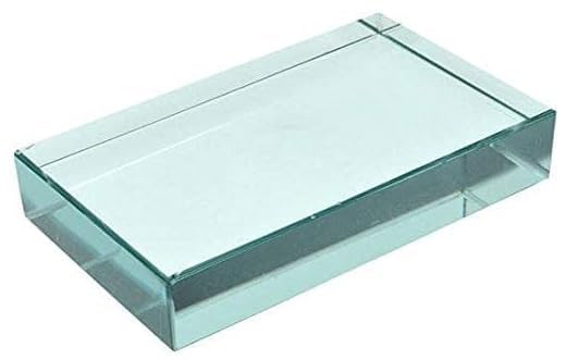 Rectangular Optical Glass Slab (75x50x18 mm) High Quality Glass Slab For physics Pratical And Light Experiment Demostration.-image-13
