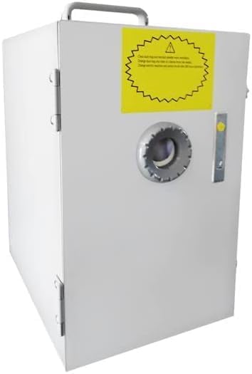 Super Dental Lab Digital 370W Single-Row Dust Collector Vacuum Cleaner US Stock 110V