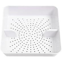GSW FS-PB ABS Plastic Floor Sink Drain Strainer Drop-In Basket, Catch Food Particles for Restaurants/Bar/Buffet, Fits in 8-1/2" Floor Sink Holes