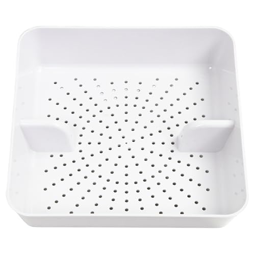 GSW FS-PB ABS Plastic Floor Sink Drain Strainer Drop-In Basket, Catch Food Particles for Restaurants/Bar/Buffet, Fits in 8-1/2" Floor Sink Holes