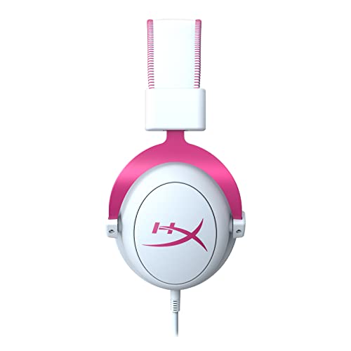 Image of HyperX Cloud Ii-Gaming Headset for Pc,Ps5|Ps4. Includes 7.1 Virtual Surround Sound&USB Audio Control Box-Pink (4P5E0Aa),Over Ear,Wired