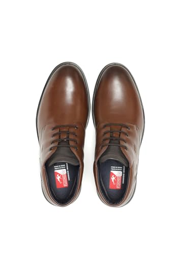 Fluchos Para Hombre. F1305 Botines De Piel F1305 MarróN Claro (40), Plano, 1 A 3Cm, Cordones, Casual, CláSico - 6