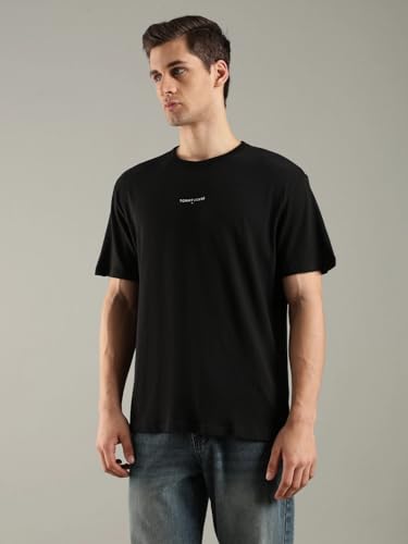 Image of Solid Relaxed Fit Cotton T-Shirt