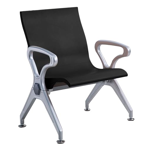 Reception Chair Set for Waiting Room, Visitor Sofa with Armrests, Comfortable Airport Bench for Bank, Hospital, School, Barbershop - Stylish Seating Solution