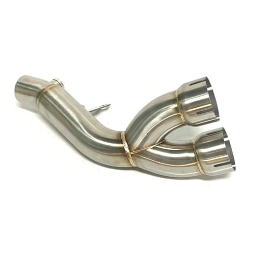 Tuyau raccordement decat en acier inoxydable premium pour moto YAMAHA R6 2006-2021