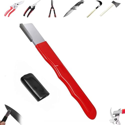 Outdoor Portable Dual-Purpose Whetstone,Multipurpose Garden Tool Blade Sharpener for Knife,Pocket Blade Sharpener,for Gardening Pruner,Loppers, Pruning Shears,Household Tools