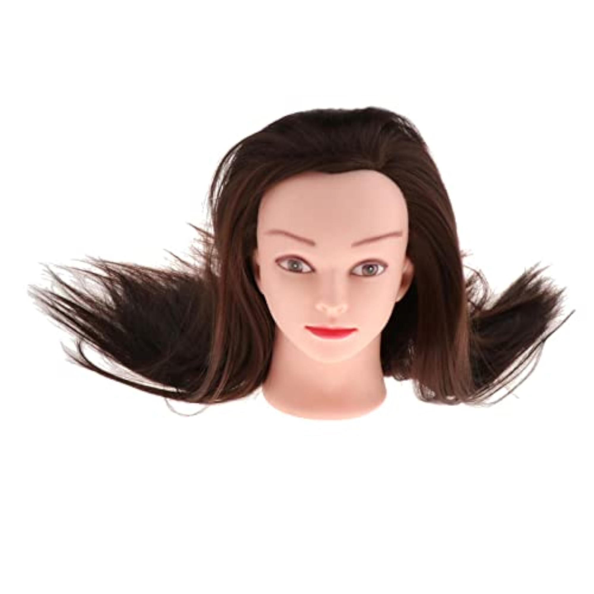 Cosmetology Mannequin Head Hairdresser Training Head Brown