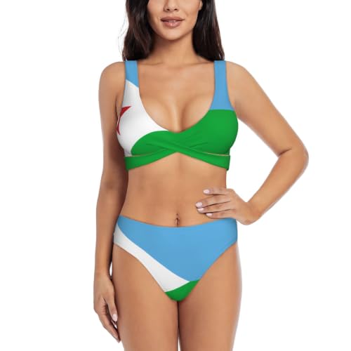 Maillot de bain deux pièces Djibouti pour la plage et piscine