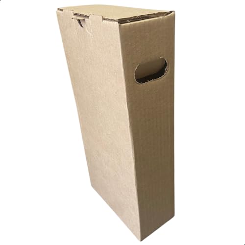 Caixa de Papelão Pardo para Transporte e Envios de Garrafas 16x8x...