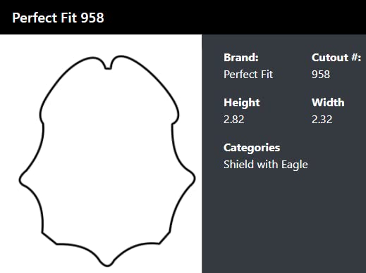 Perfect Fit Shield Wallets Alabama Corrections Hidden Badge Wallet Black Leather Badge and ID Holder (cutout 958)4