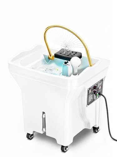 TooMiMo Head Spa Equipment with 60L Water Storage Tank, Head Spa Waterfall Equipment,Support 360°Water Circulation & Light Therapy